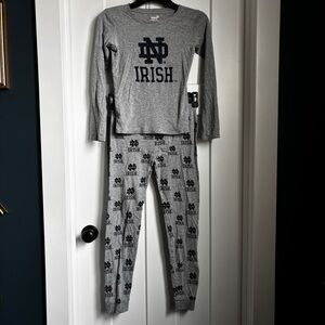 Kids Notre Dame Pajamas - Gray